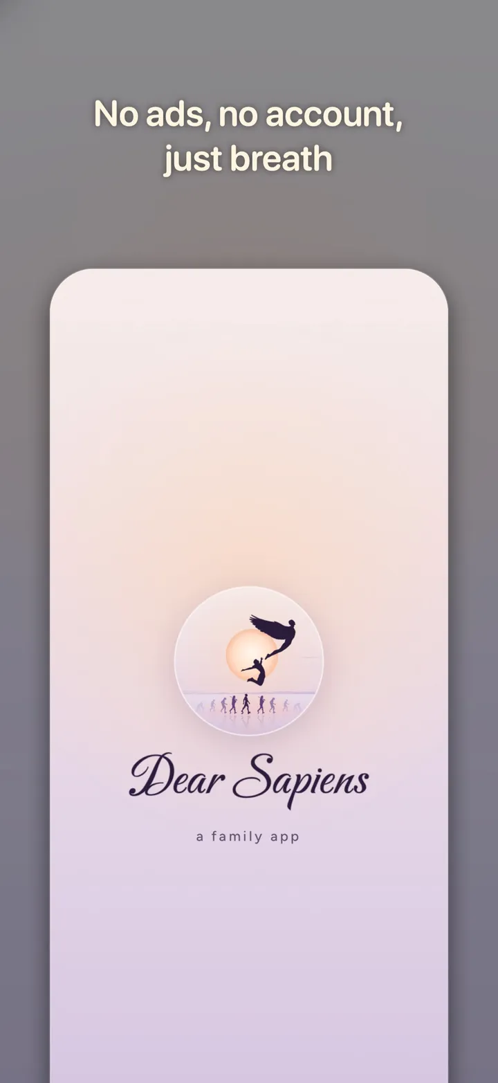 Droplet screenshot: No ads, no account, just breath